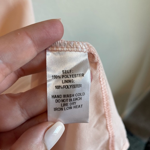 Lulus Shift and Shout Blush Soft Pink Shift Mini Dress sz Medium - Picture 8 of 8